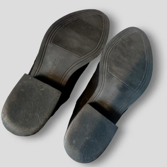 EXPRESS Over The Knee Faux Suede Boots - Black | Size 7 - Picture 14 of 16